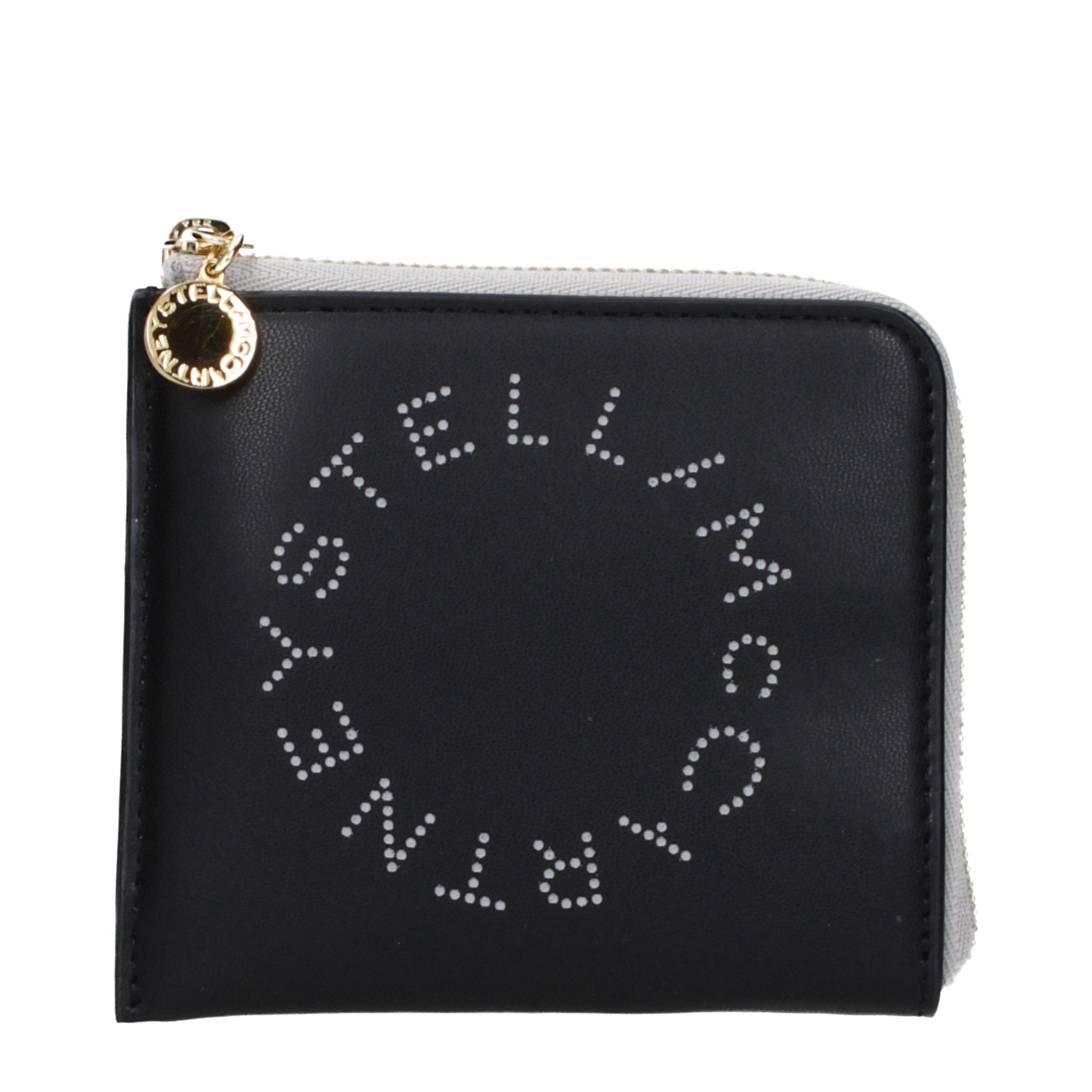 Portafoglio Stella McCartney in pelle nera