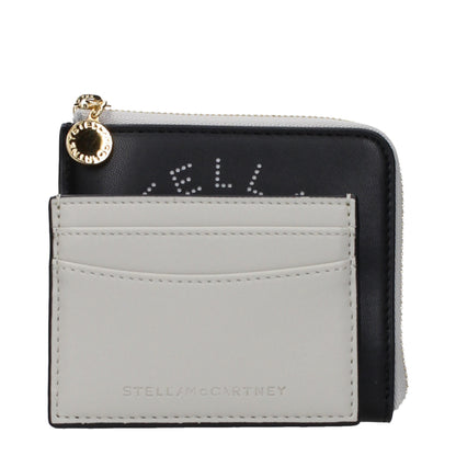 Portafoglio Stella McCartney in pelle nera