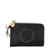 Portefeuille Stella McCartney en cuir noir