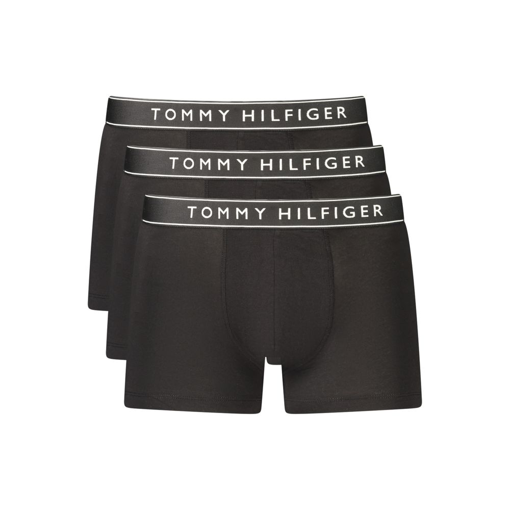 Boxer da uomo Tommy Hilfiger in cotone nero