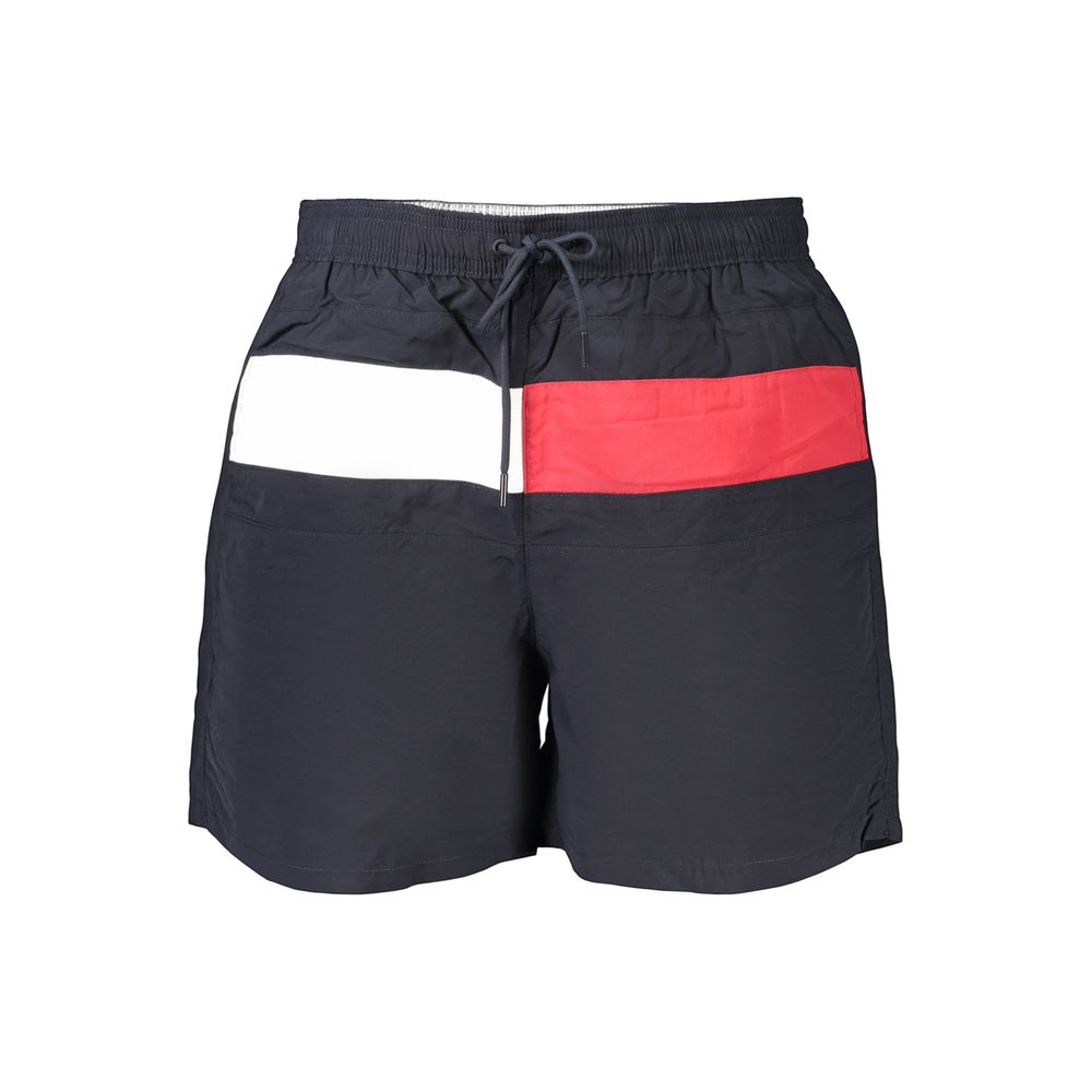 Costume da bagno da uomo Tommy Hilfiger in poliestere blu