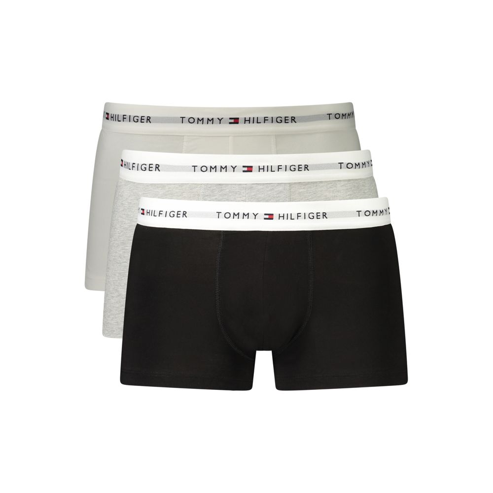 Boxer da uomo Tommy Hilfiger in cotone grigio