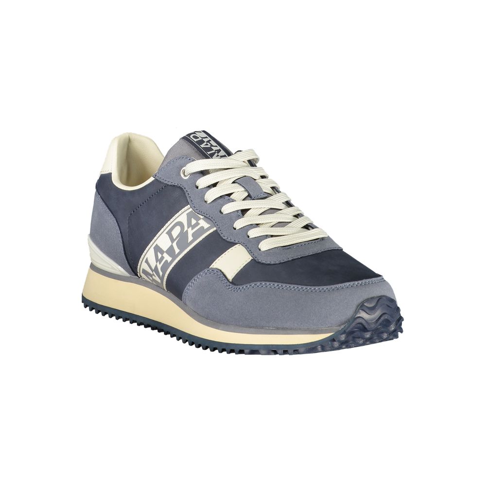 Baskets Napapijri bleues en polyuréthane pour homme