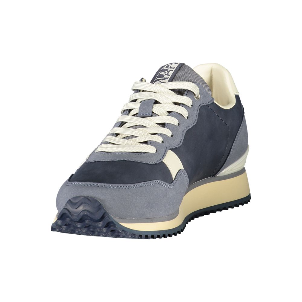 Baskets Napapijri bleues en polyuréthane pour homme