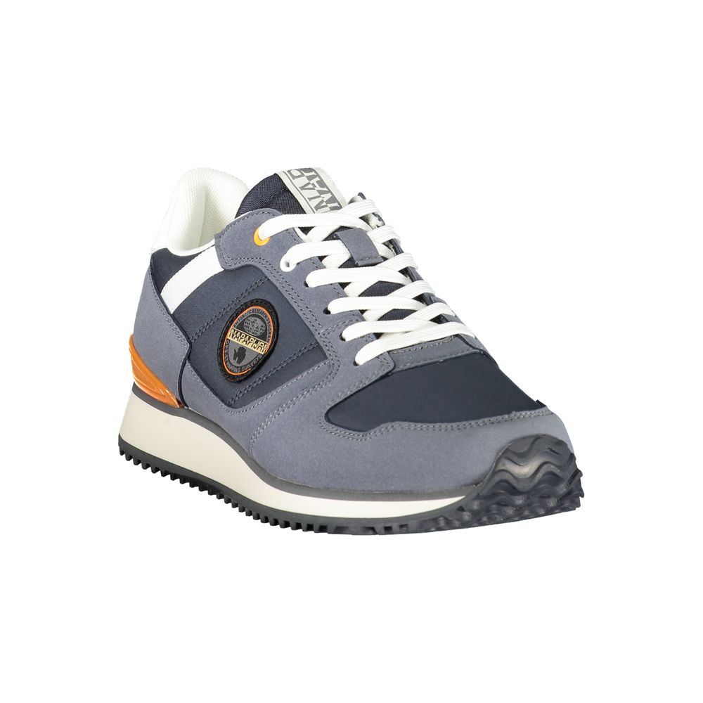 Baskets Napapijri bleues en polyester pour homme