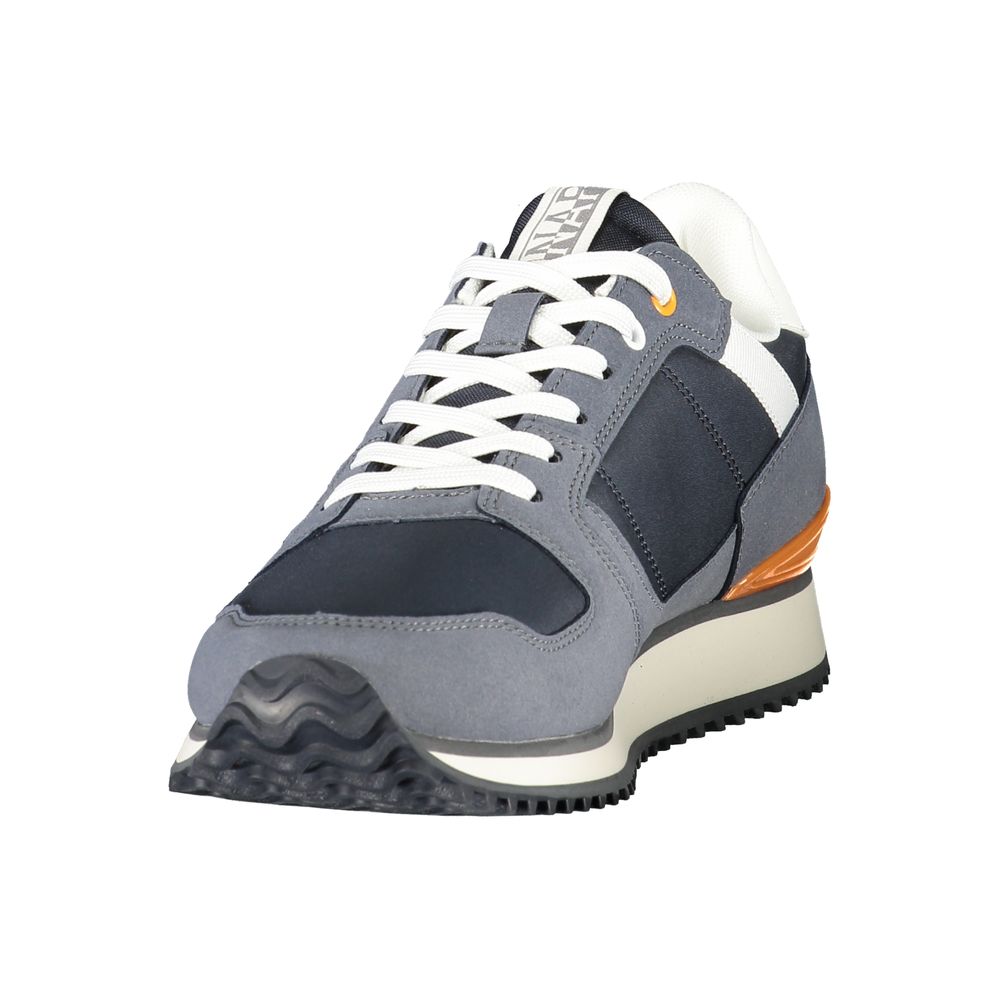 Baskets Napapijri bleues en polyester pour homme
