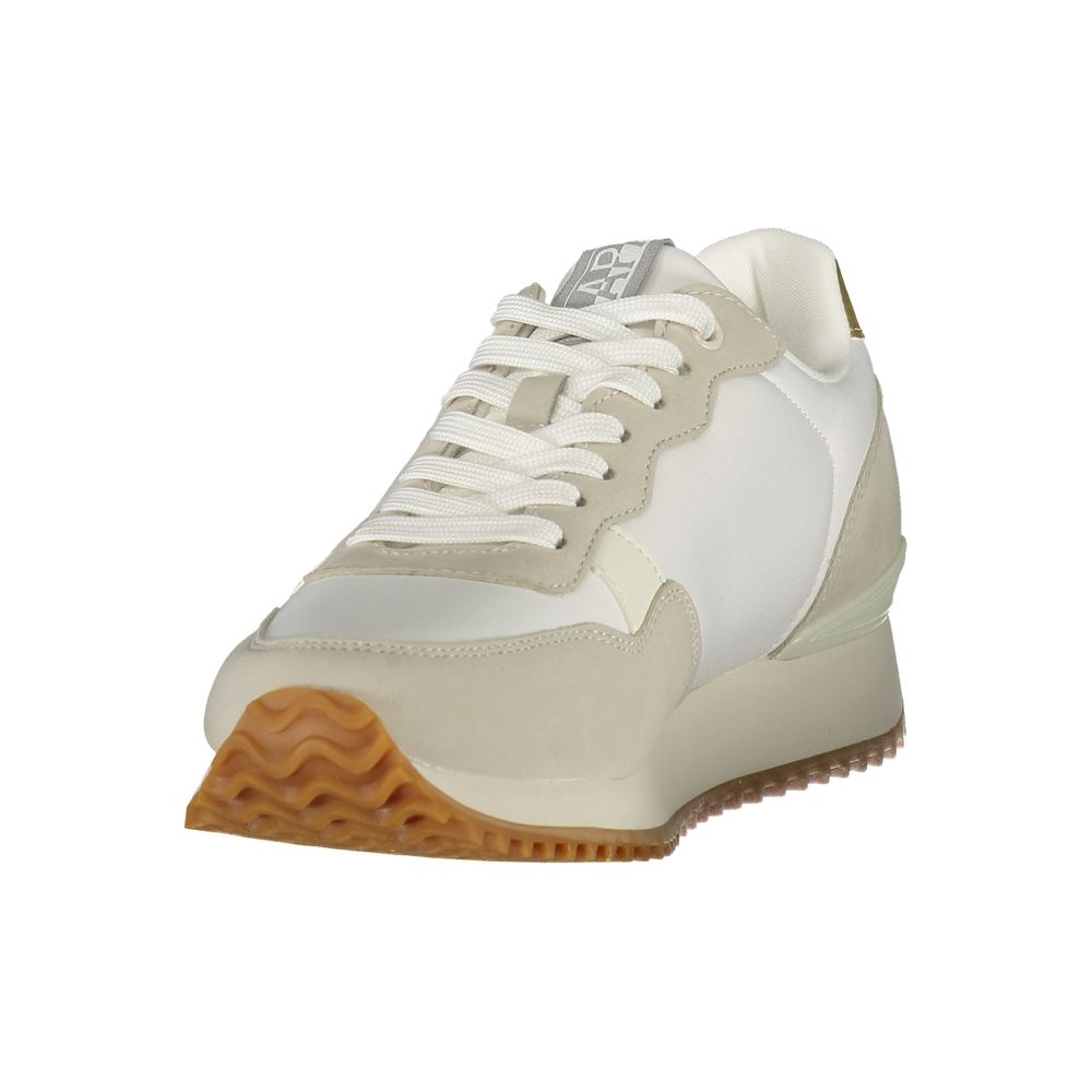 Sneakers da donna Napapijri in poliuretano bianche