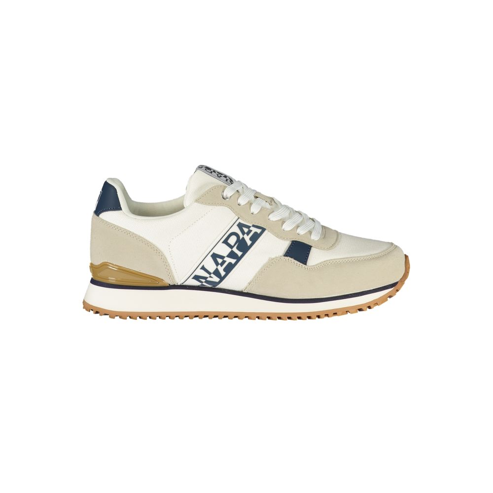 Sneakers da uomo Napapijri in poliestere bianco