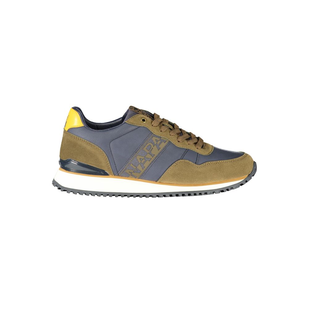 Baskets Napapijri bleues en polyuréthane pour homme