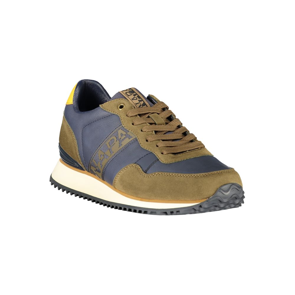 Baskets Napapijri bleues en polyuréthane pour homme
