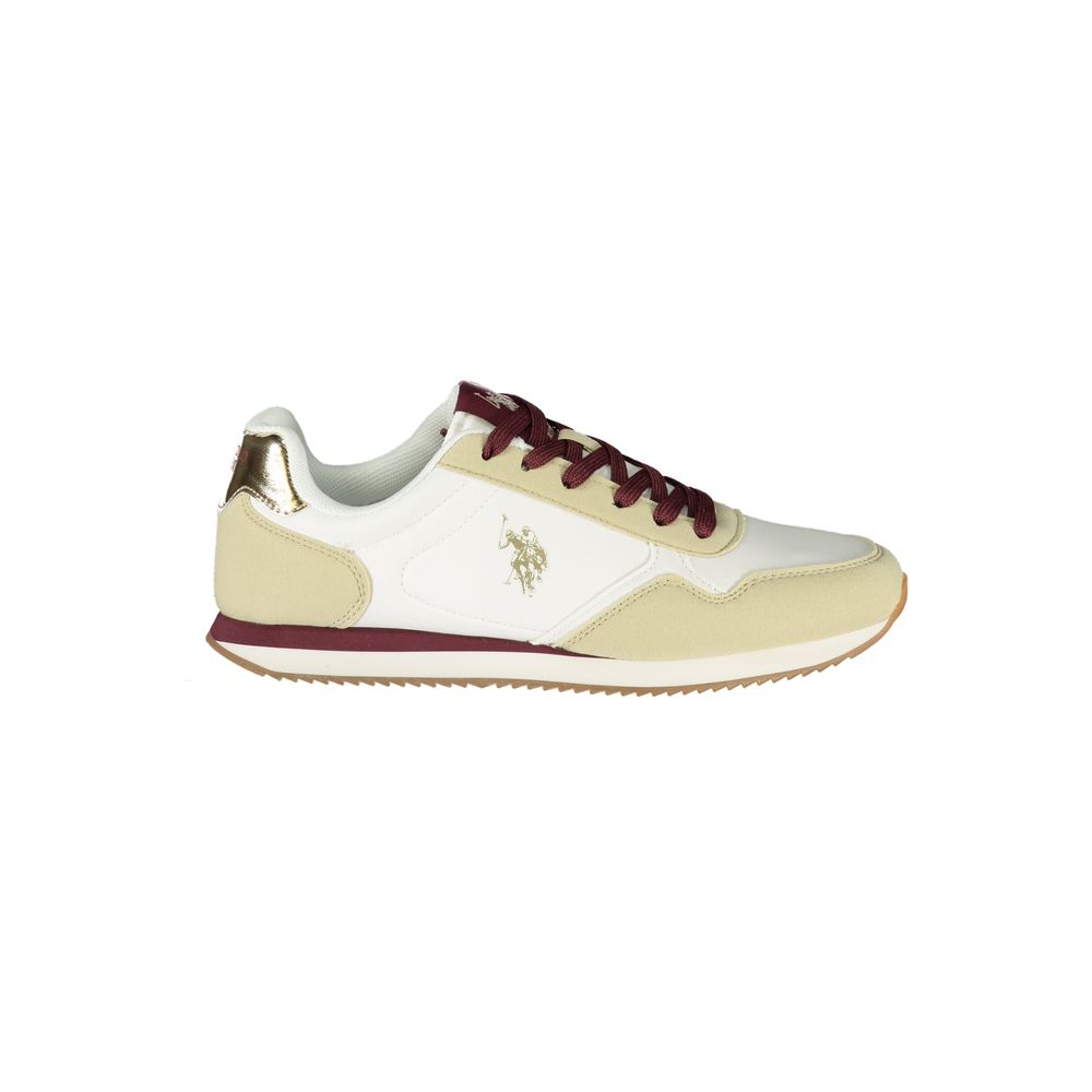 U.S. POLO ASSN. Sneaker da Donna in Poliuretano Bianco