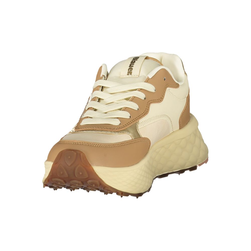 Baskets Blauer marron en polyuréthane pour femme
