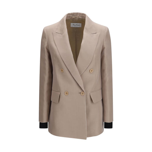Blazer in seta beige Max Mara