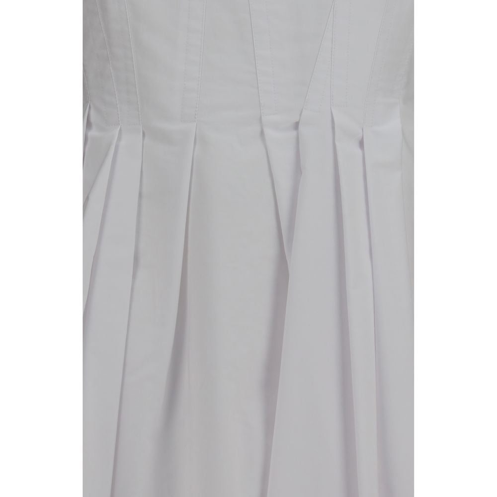 Abito casual Max Mara in cotone bianco