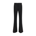 Pantalon évasé noir en viscose Max Mara