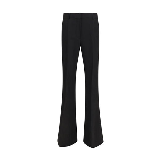 Pantaloni svasati Max Mara in viscosa neri