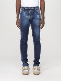 Dsquared² Jeans Blu in Denim Vestibilità Rilassata