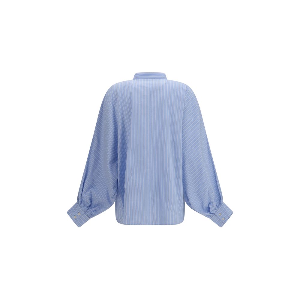 Chemise en coton bleue SOSUE