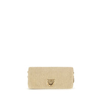 Borsa a Spalla PINKO Beige in Polipropilene