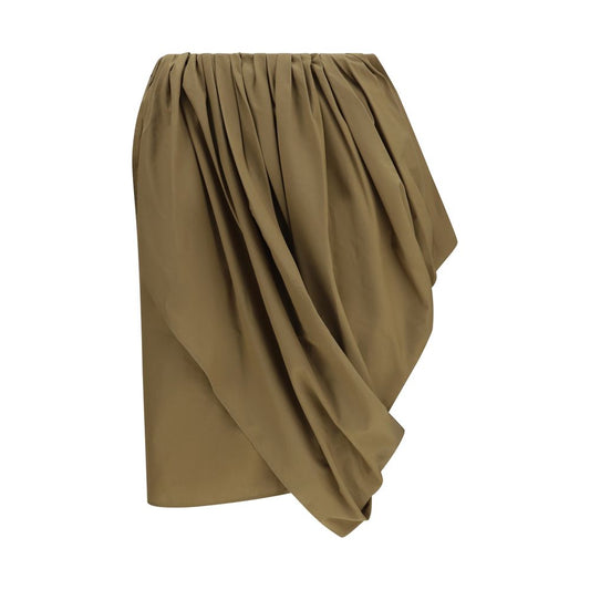 Gonna midi Chloé in cotone bicolore
