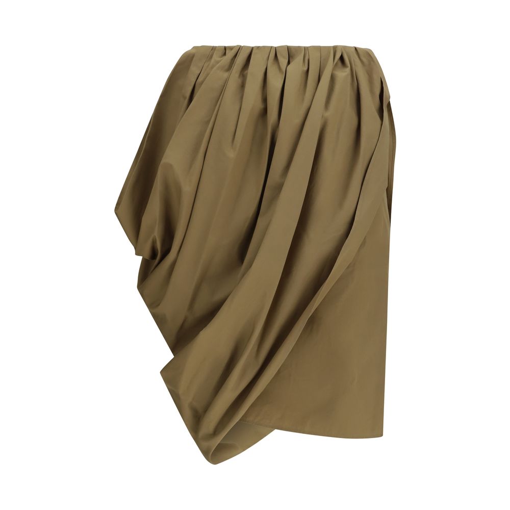 Gonna midi Chloé in cotone bicolore