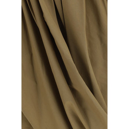 Gonna midi Chloé in cotone bicolore