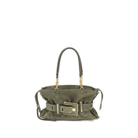 Sac à main Balmain en cuir de veau bicolore Bos Taurus