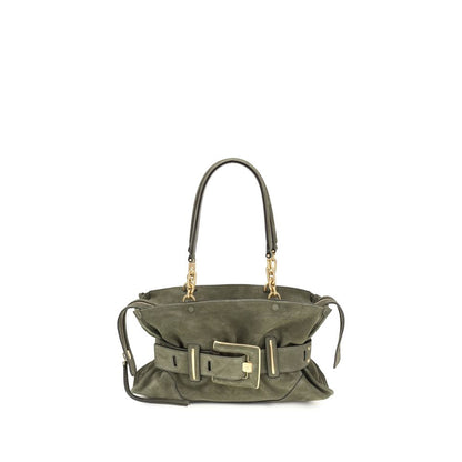 Sac à main Balmain en cuir de veau bicolore Bos Taurus
