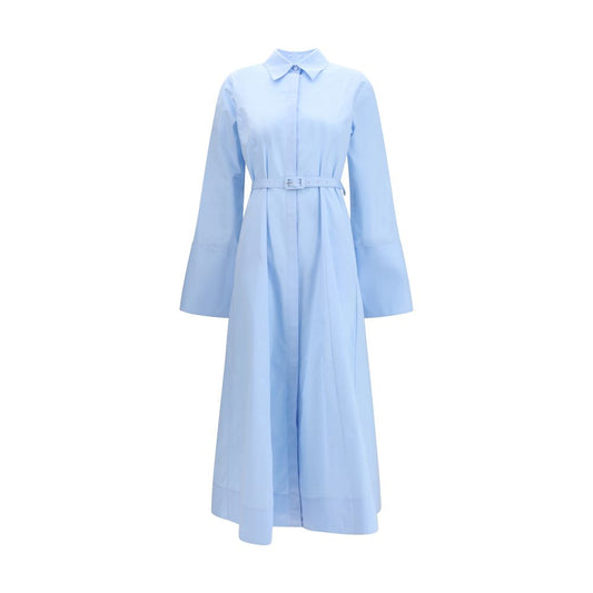 Abito casual in cotone blu Gabriela Hearst