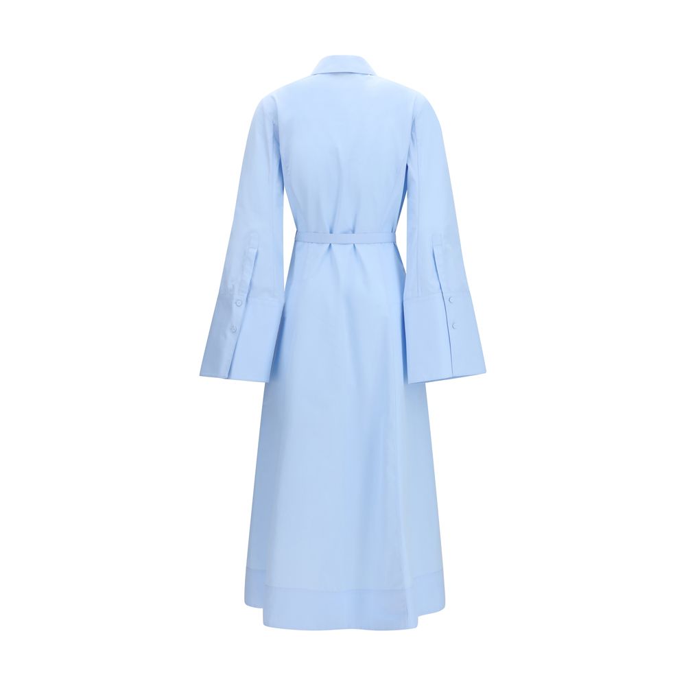 Robe décontractée Gabriela Hearst en coton bleu
