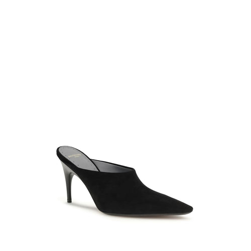 Balenciaga Mules van Zwart Suèdeleer