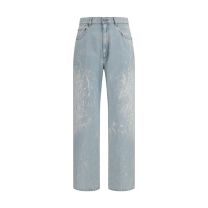 Jeans droit MM6 en coton bleu