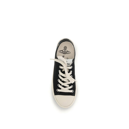 Vivienne Westwood Sneakers basse in tessuto nere