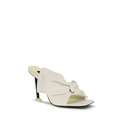 Mules Givenchy en cuir blanc d'Ovis Aries