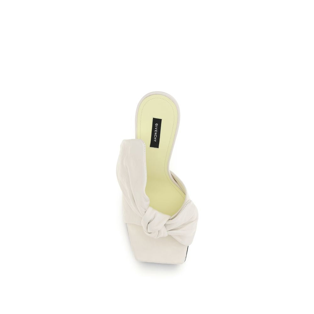 Mules Givenchy en cuir blanc d'Ovis Aries
