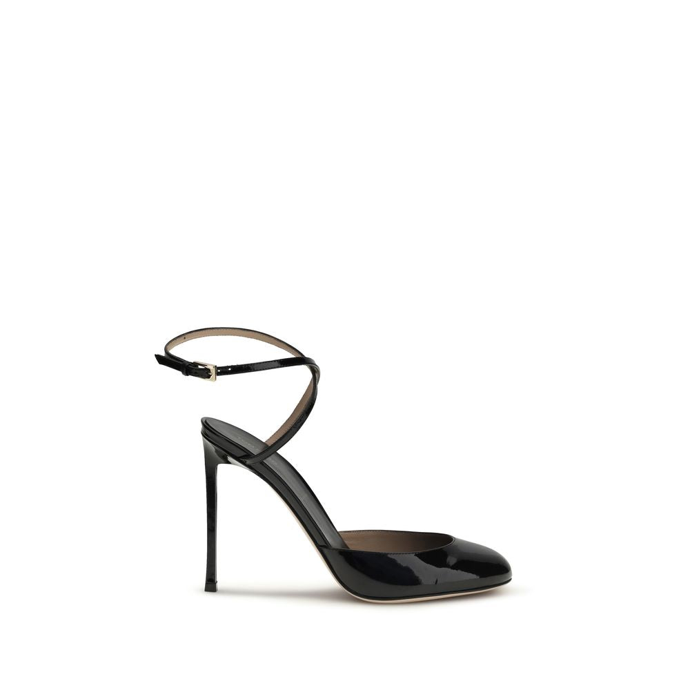 Décolleté Tom Ford con tacco alto in pelle di vitello nera Bos Taurus