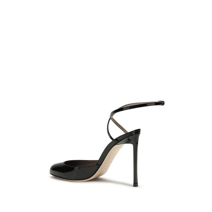 Décolleté Tom Ford con tacco alto in pelle di vitello nera Bos Taurus
