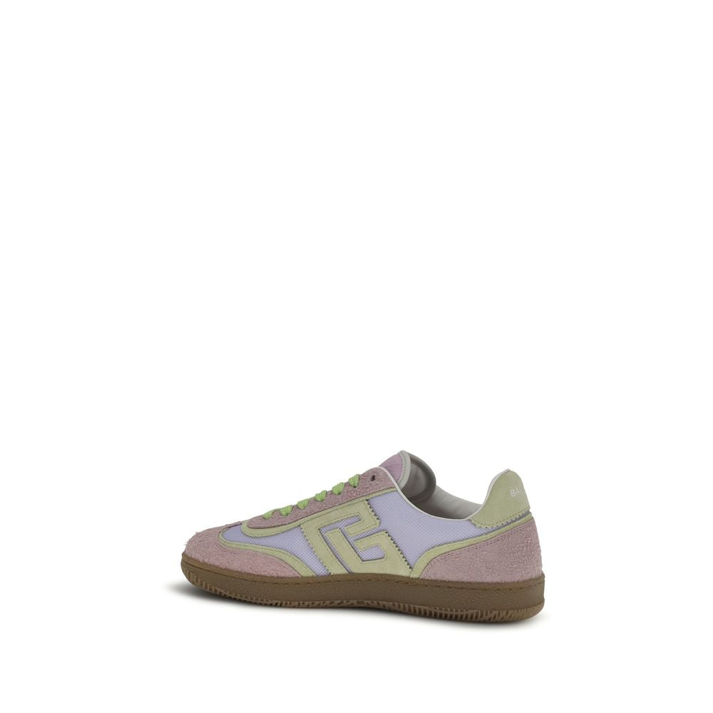 Baskets Athlétiques Balmain en Cuir de Veau Multicolore Bos Taurus
