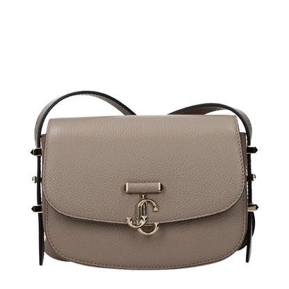 Sac bandoulière Jimmy Choo en cuir gris