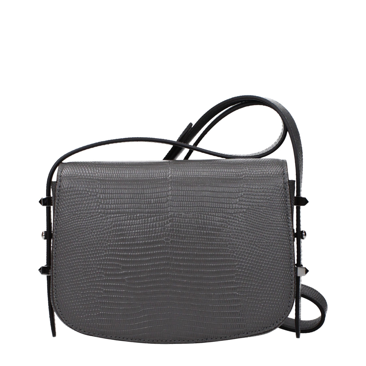 Sac à bandoulière Jimmy Choo en cuir gris