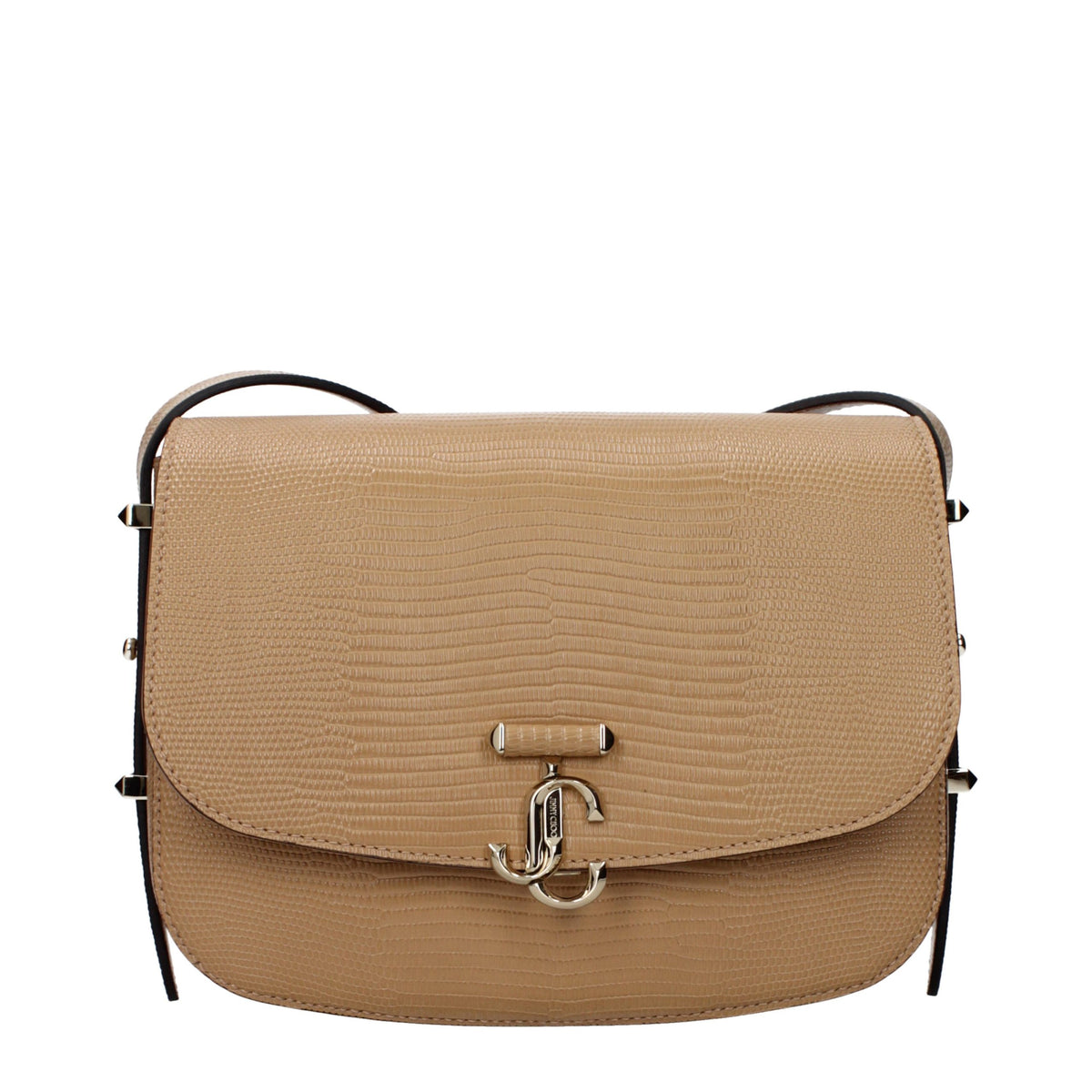 Borsa a tracolla Jimmy Choo in pelle marrone