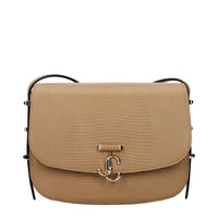 Borsa a tracolla Jimmy Choo in pelle marrone