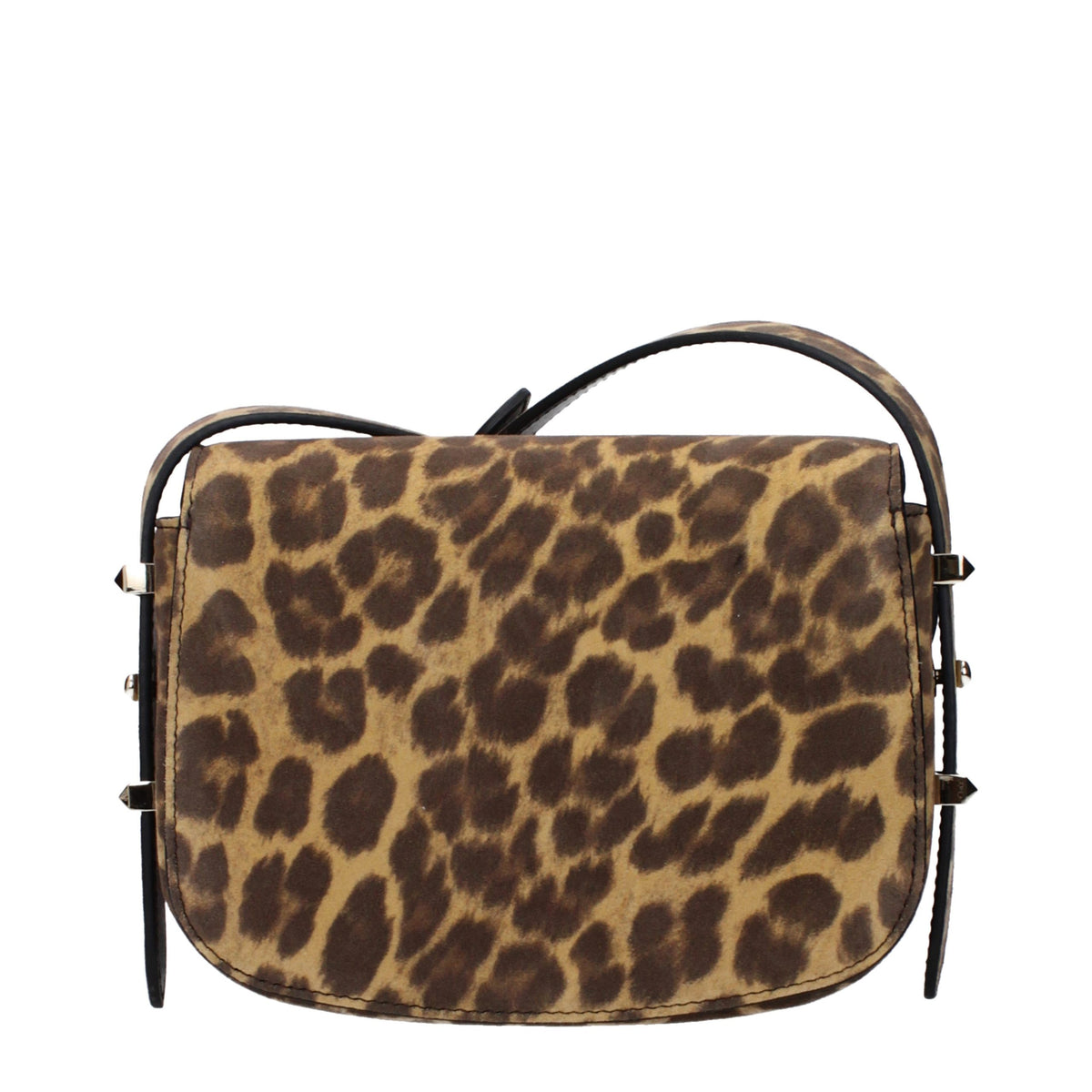 Sac bandoulière en cuir marron Jimmy Choo