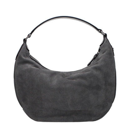 Sac à bandoulière Jimmy Choo en cuir gris