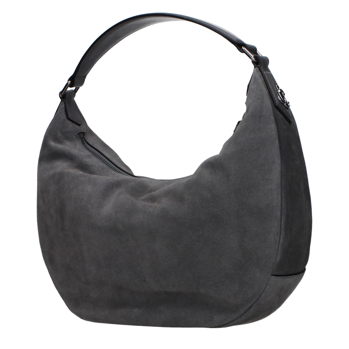 Sac à bandoulière Jimmy Choo en cuir gris