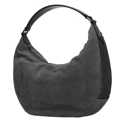 Sac à bandoulière Jimmy Choo en cuir gris