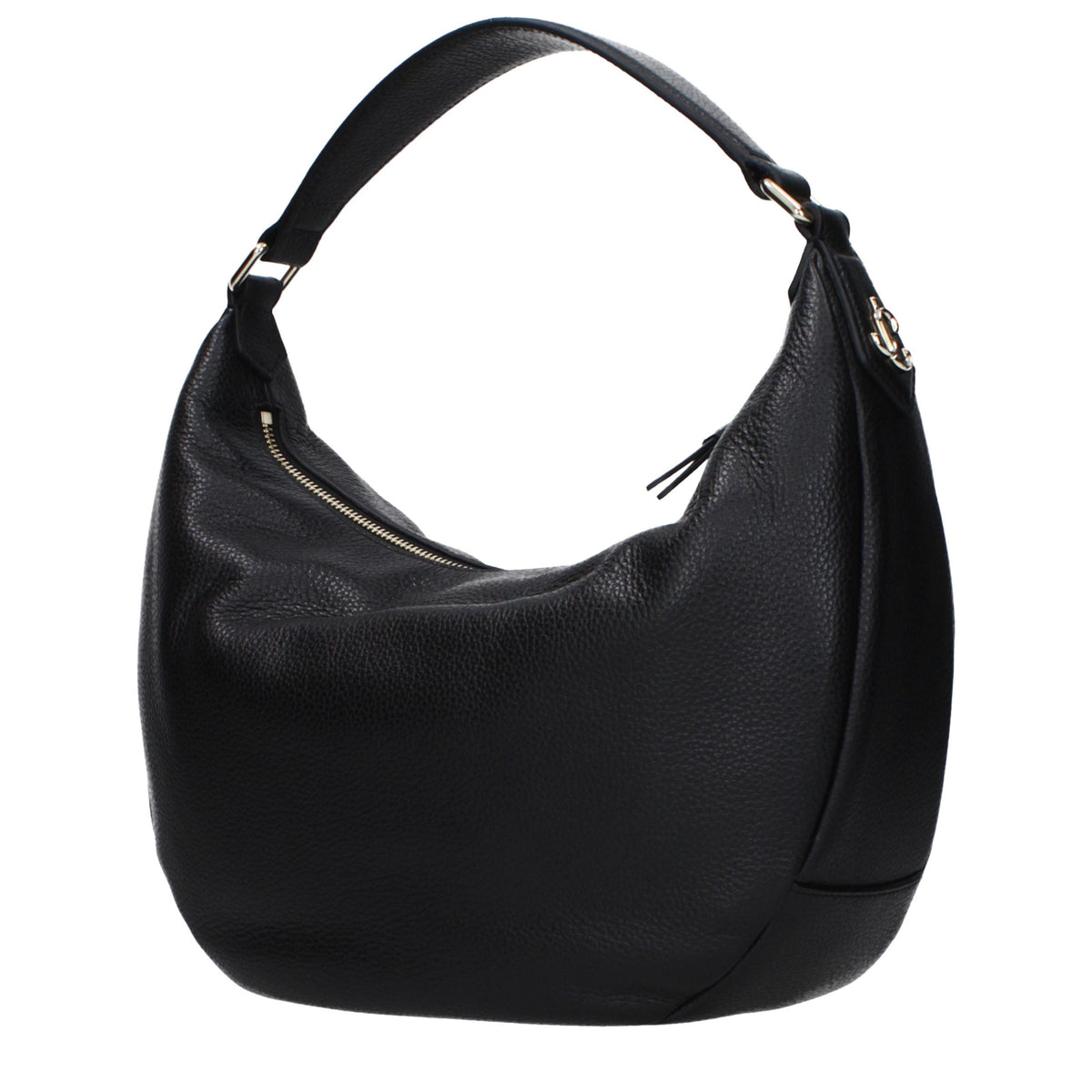 Sac porté épaule Jimmy Choo en cuir noir