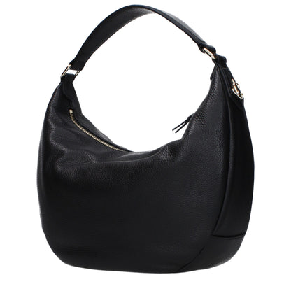 Sac porté épaule Jimmy Choo en cuir noir