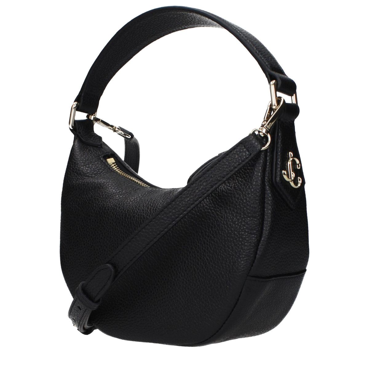 Sac à main en cuir noir Jimmy Choo