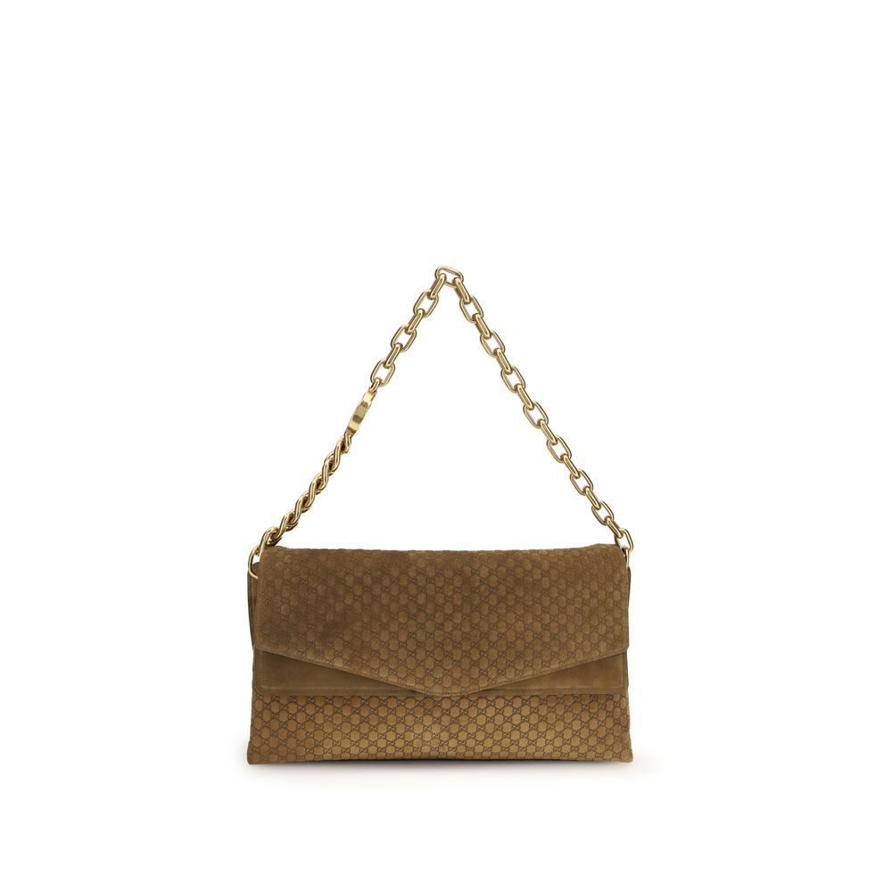 Gucci Beige Calf Leather Bos Taurus Handbag